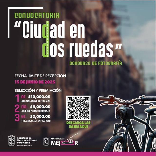 Invita Gladyz Butanda a concurso de fotografía “Ciudad en Dos Ruedas” Invita Gladyz Butanda a concurso de fotografía “Ciudad en Dos Ruedas”