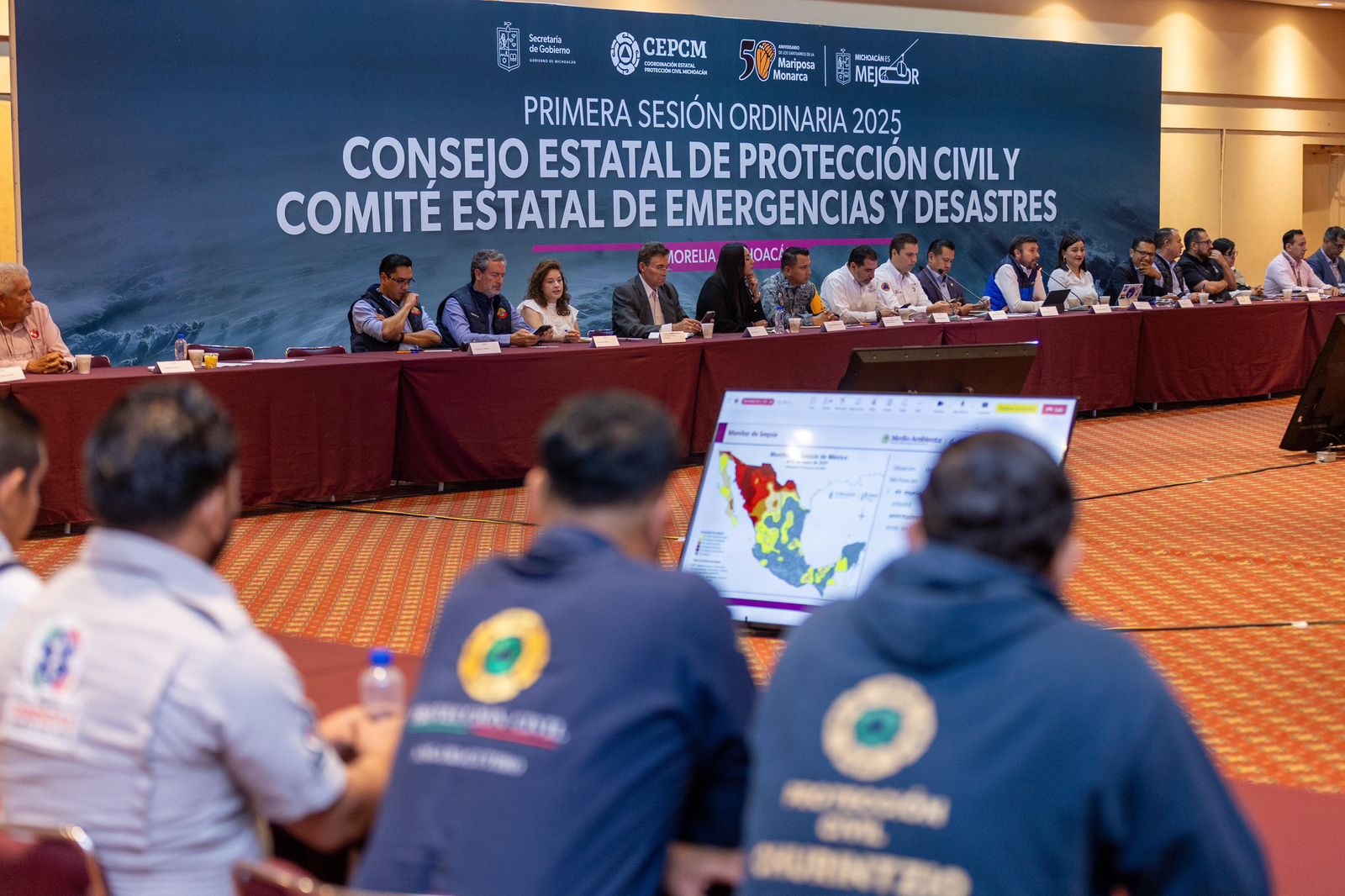 Gobierno de Michoacán instala Comité Estatal de Emergencias ante temporada de lluvias y ciclones Gobierno de Michoacán instala Comité Estatal de Emergencias ante temporada de lluvias y ciclones