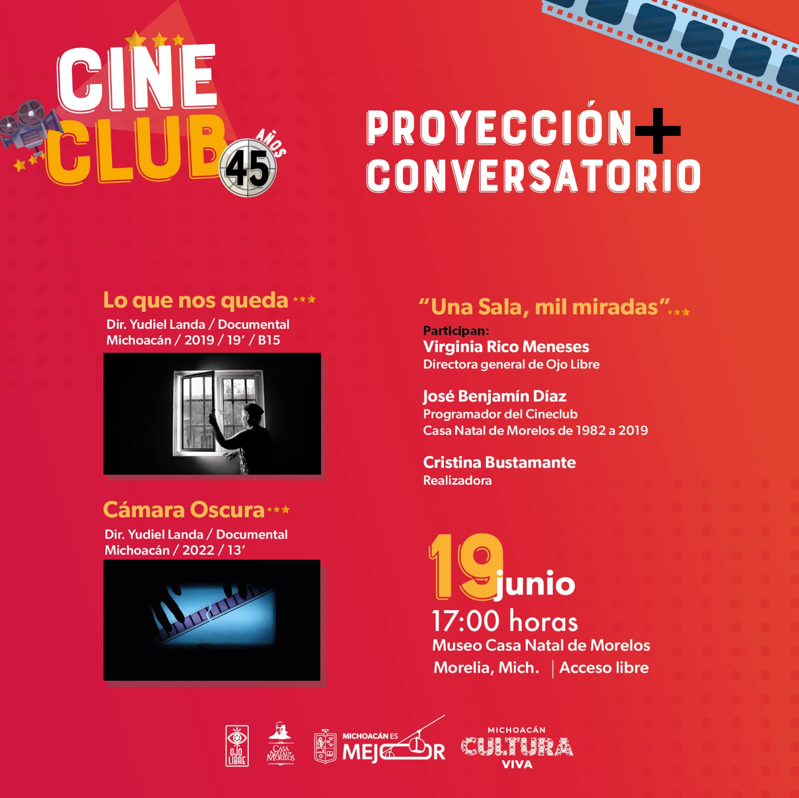Cineclub Casa Natal de Morelos celebra 45 años de cine y memoria: Secum Cineclub Casa Natal de Morelos celebra 45 años de cine y memoria: Secum