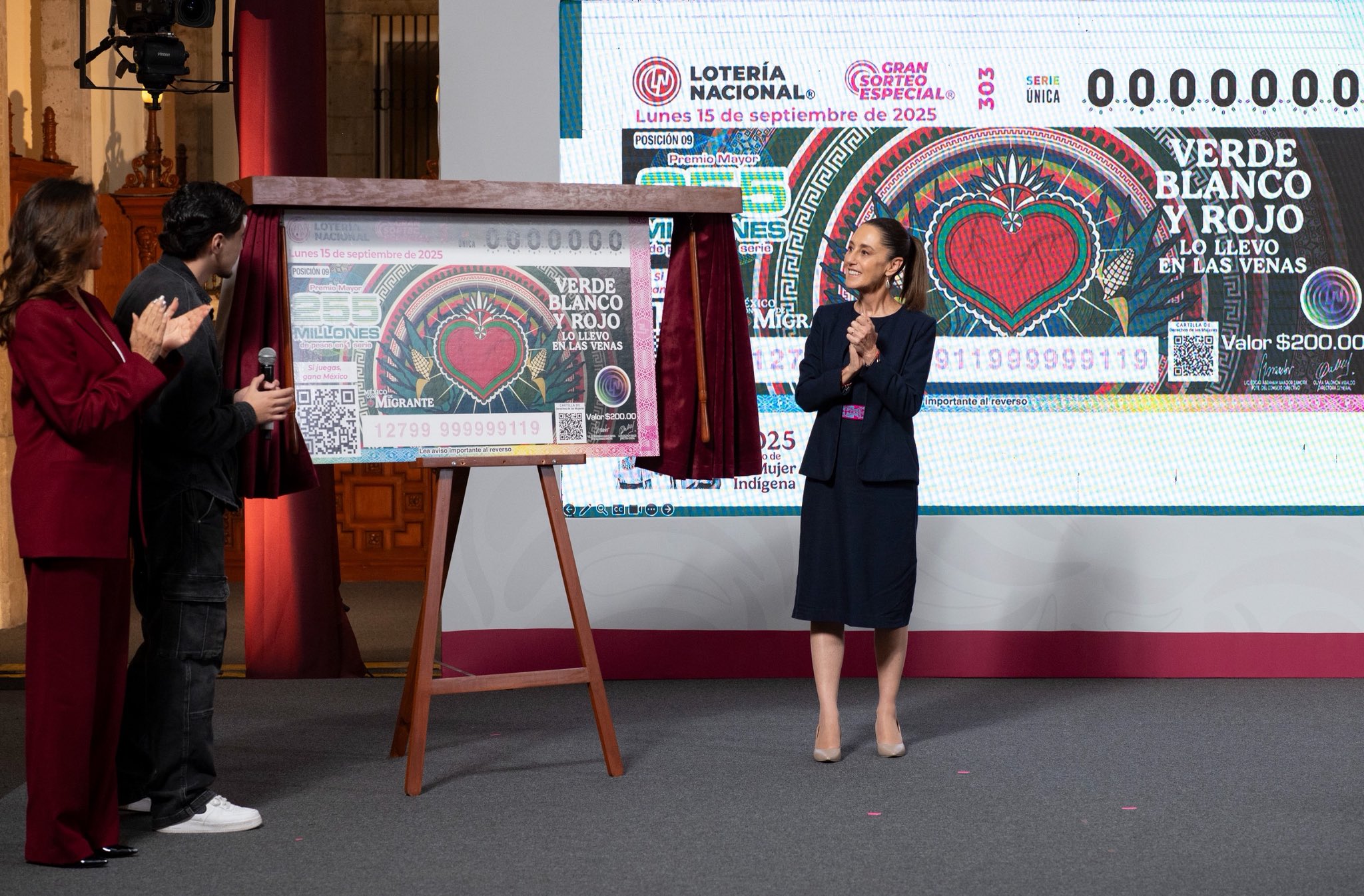 Sorteo de la Lotería Nacional del 15 de septiembre apoyará a mexicanos en EUA Sorteo de la Lotería Nacional del 15 de septiembre apoyará a mexicanos en EUA