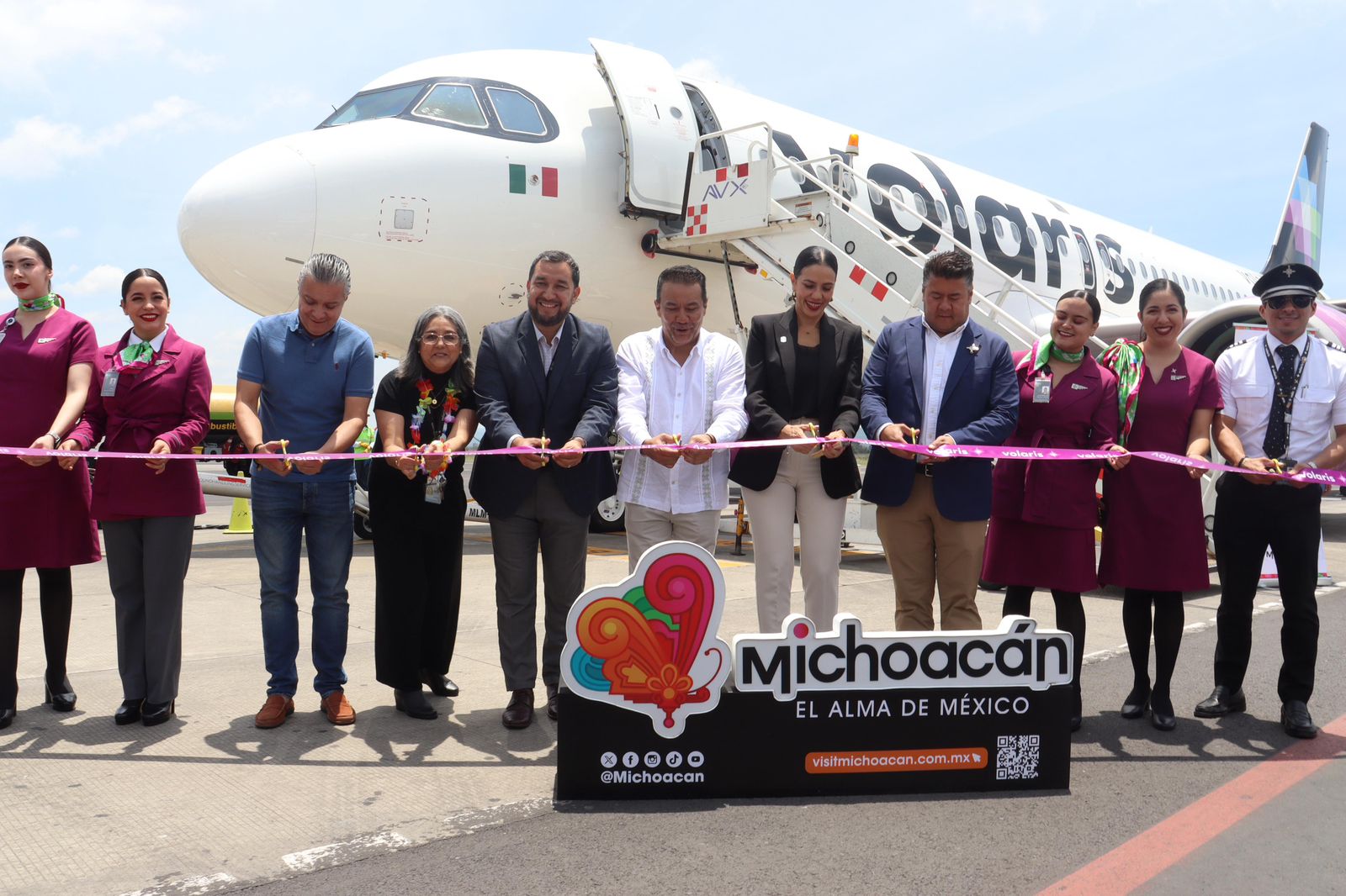 Michoacán inaugura vuelo directo: Sectur Michoacán inaugura vuelo directo: Sectur