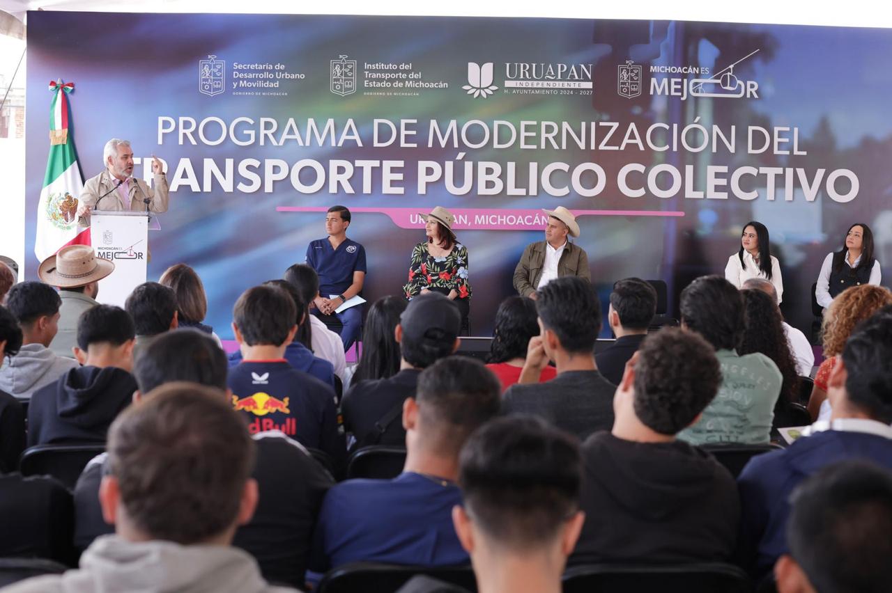 En Uruapan se consolida un sistema integral de movilidad y transporte: ARB En Uruapan se consolida un sistema integral de movilidad y transporte: ARB