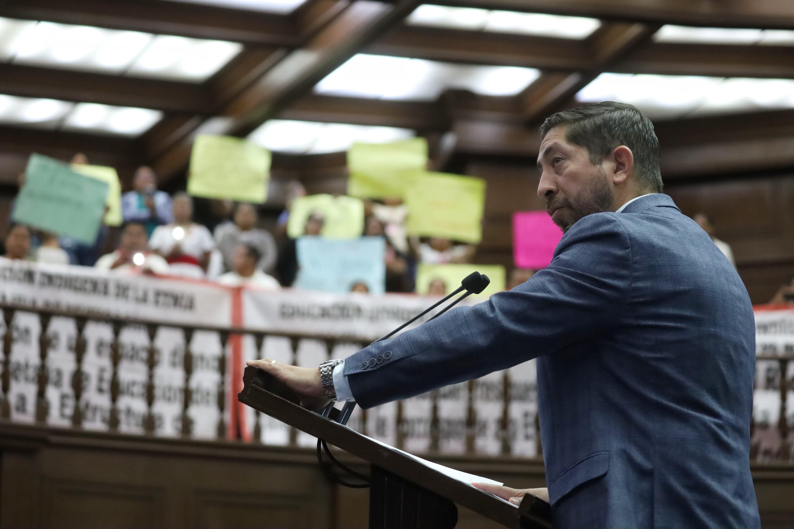 Abraham Espinoza propone la creación de la Dirección de Educación Indígena Náhuatl Abraham Espinoza propone la creación de la Dirección de Educación Indígena Náhuatl