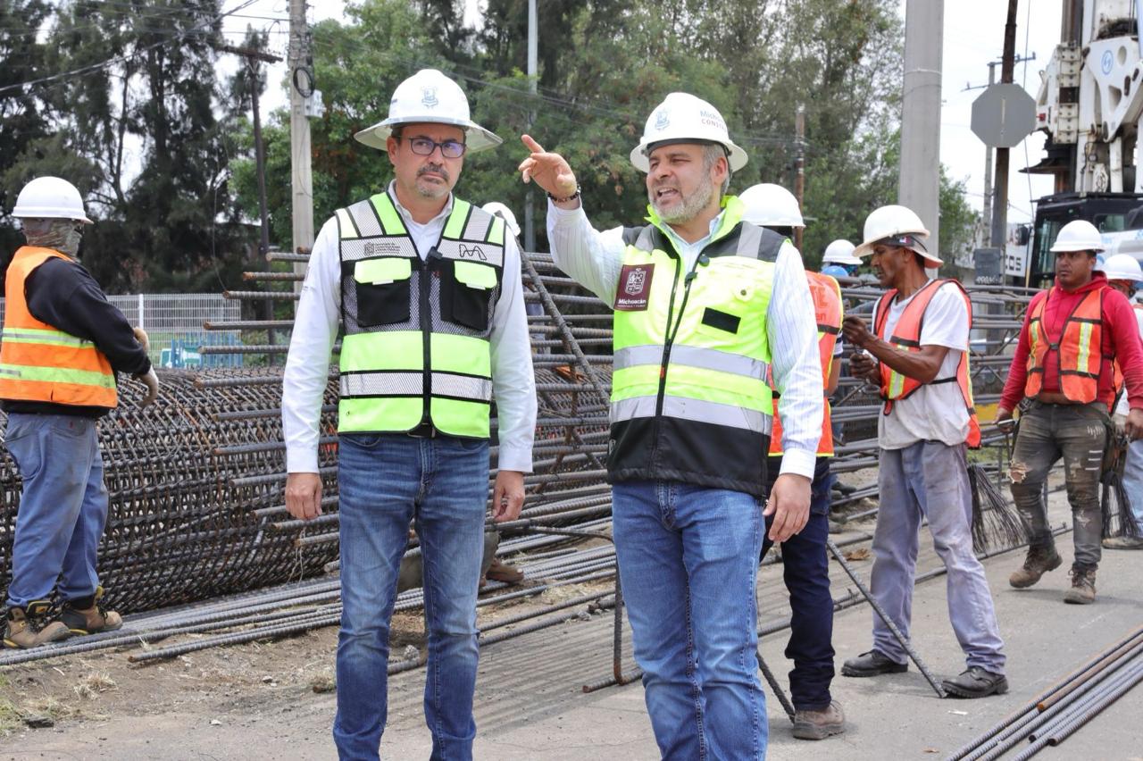 Arranca construcción de paso superior vial en el libramiento de Morelia Arranca construcción de paso superior vial en el libramiento de Morelia