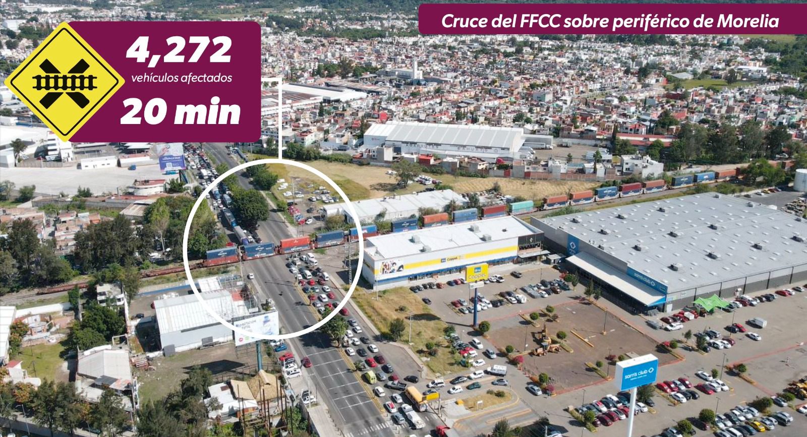 ¡Adiós al tráfico por el tren! Inicia construcción del Paso Independencia: ARB ¡Adiós al tráfico por el tren! Inicia construcción del Paso Independencia: ARB