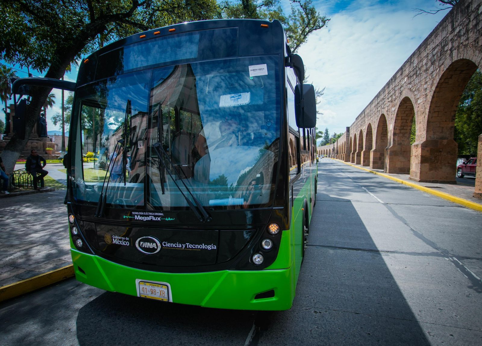 Inician pruebas de autobús eléctrico en Morelia: Gladyz Butanda Inician pruebas de autobús eléctrico en Morelia: Gladyz Butanda