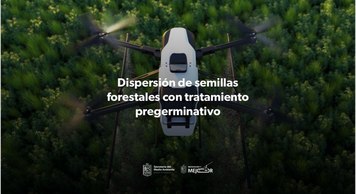 Arranca reforestación por aire; con drones se lanzarán más de 200 mil semillas: ARB