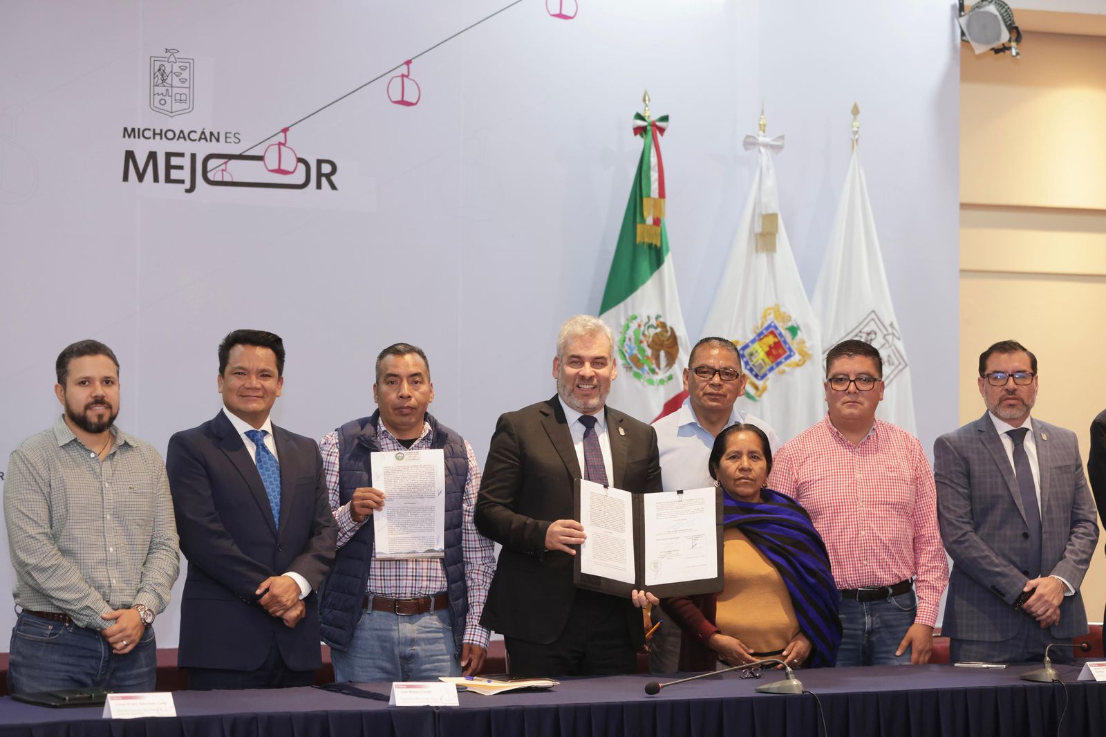 Firma ARB y Concejo Mayor de Cherán convenio para reforzar ronda comunitaria Firma ARB y Concejo Mayor de Cherán convenio para reforzar ronda comunitaria