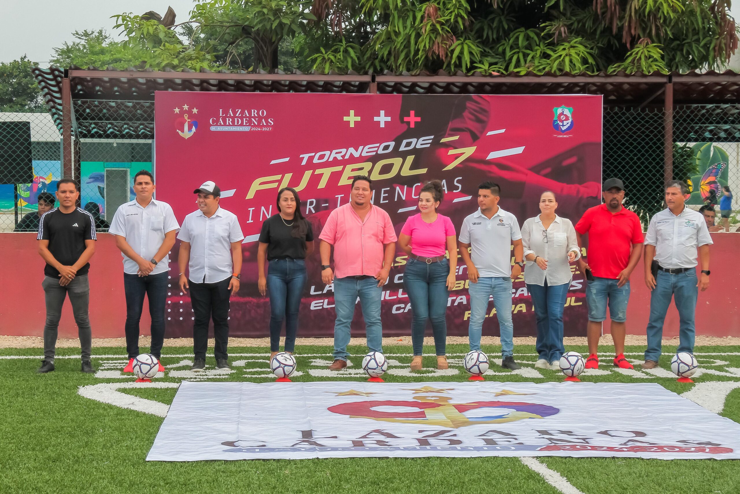 Arranca torneo de fútbol 7 inter-tenencias en Lázaro Cárdenas Arranca torneo de fútbol 7 inter-tenencias en Lázaro Cárdenas