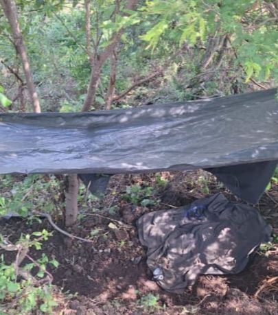 SSP y Defensa localizan y destruyen punto de observación ilegal, en Parácuaro