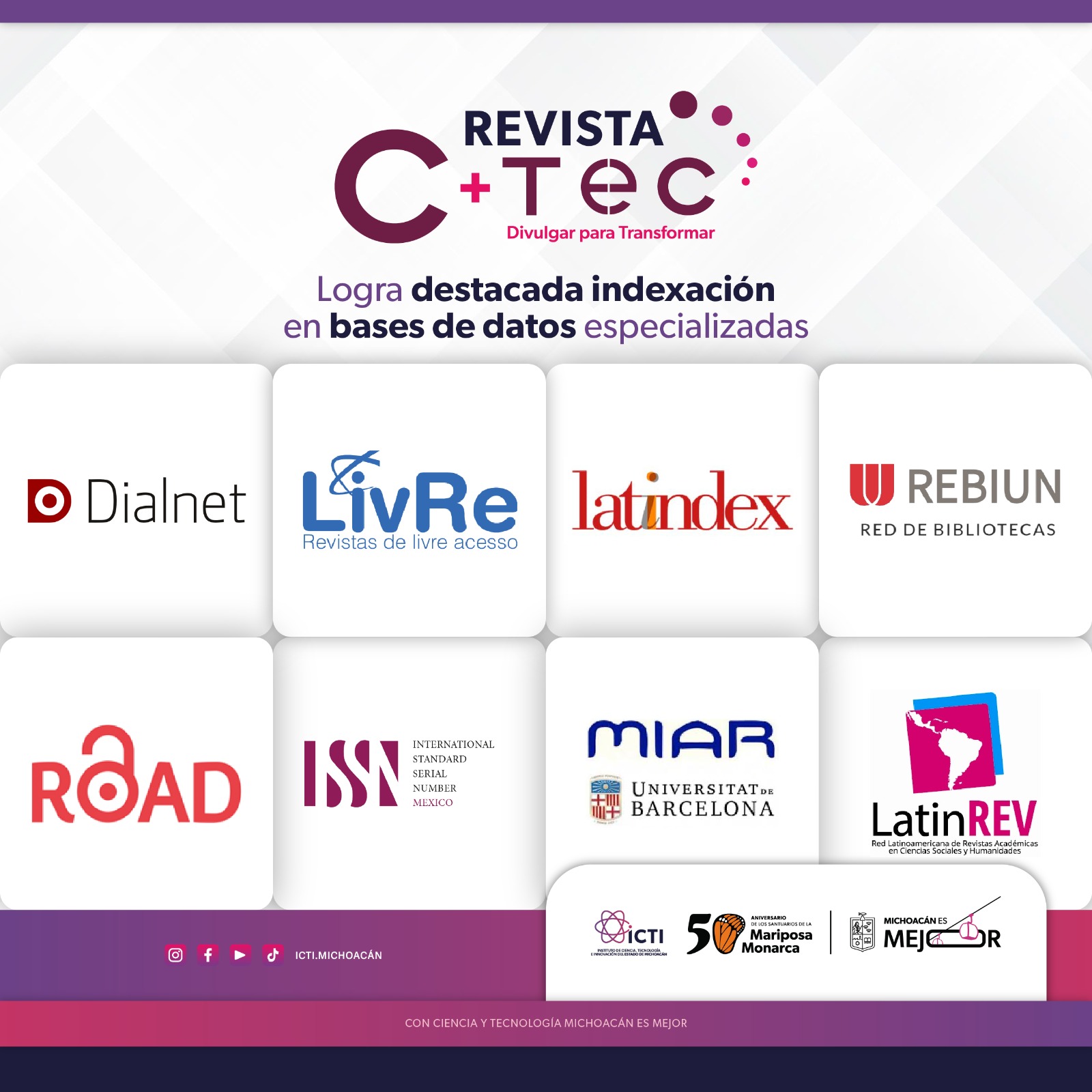 ICTI consolida revista C+Tec como canal profesional para la divulgación científica