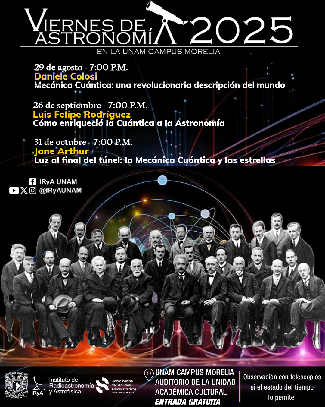 La UNAM Morelia revela los misterios de la ciencia cuántica, y promete sorpresas La UNAM Morelia revela los misterios de la ciencia cuántica, y promete sorpresas