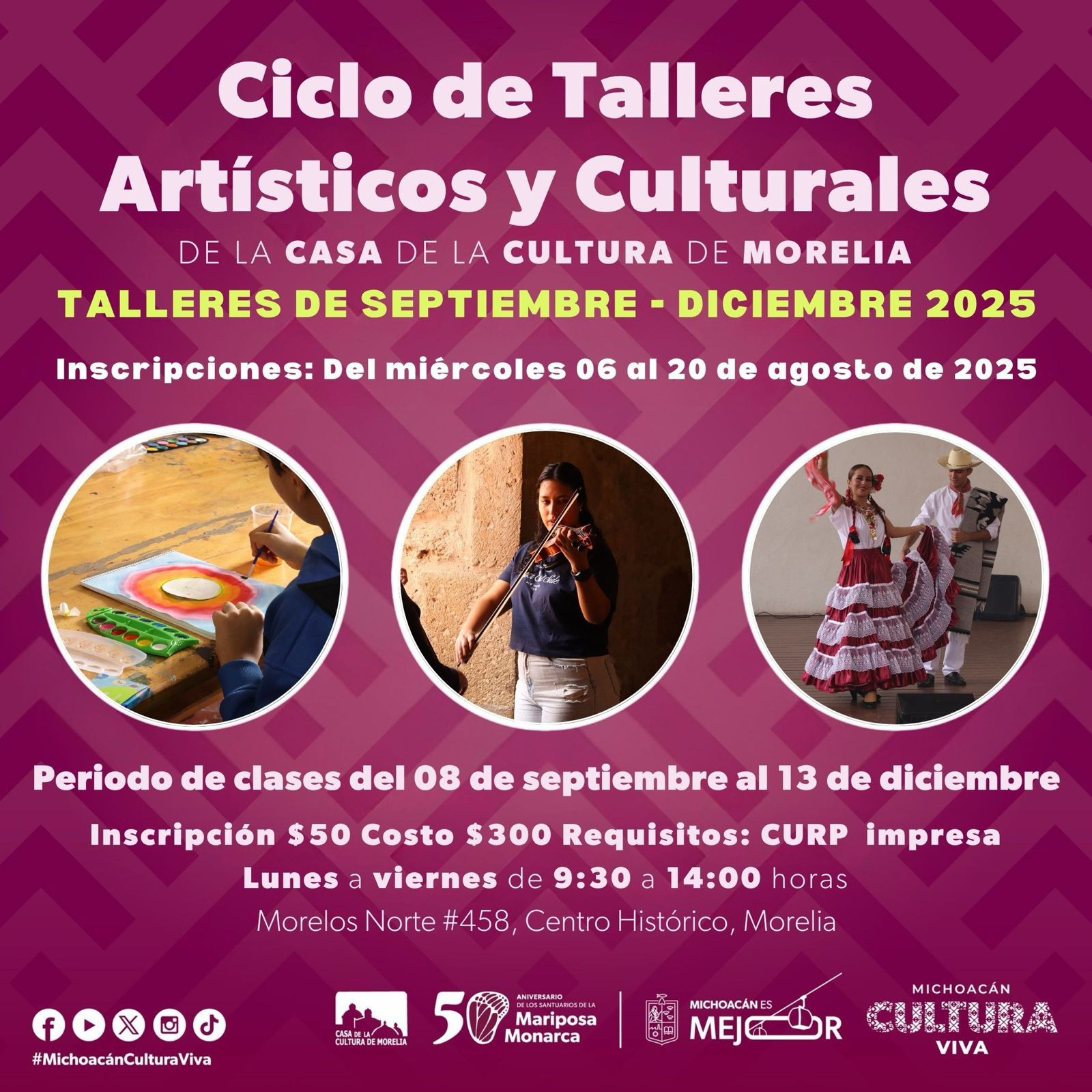 ¡Apúntate! Secum abrirá inscripciones para cursos de la Casa de Cultura ¡Apúntate! Secum abrirá inscripciones para cursos de la Casa de Cultura