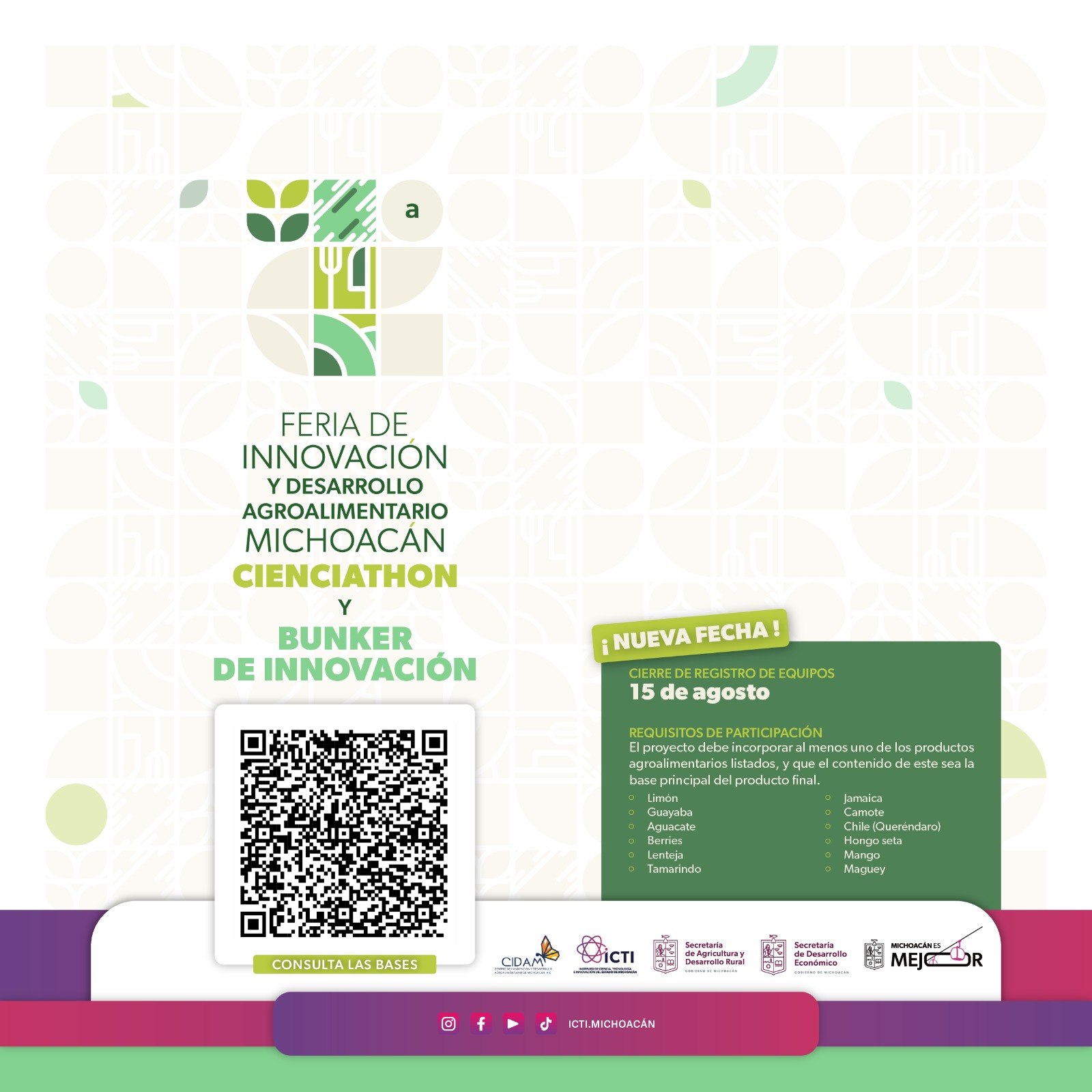 ¿Tienes un proyecto estudiantil agroalimentario? Participa en el Cienciathon: ICTI ¿Tienes un proyecto estudiantil agroalimentario? Participa en el Cienciathon: ICTI