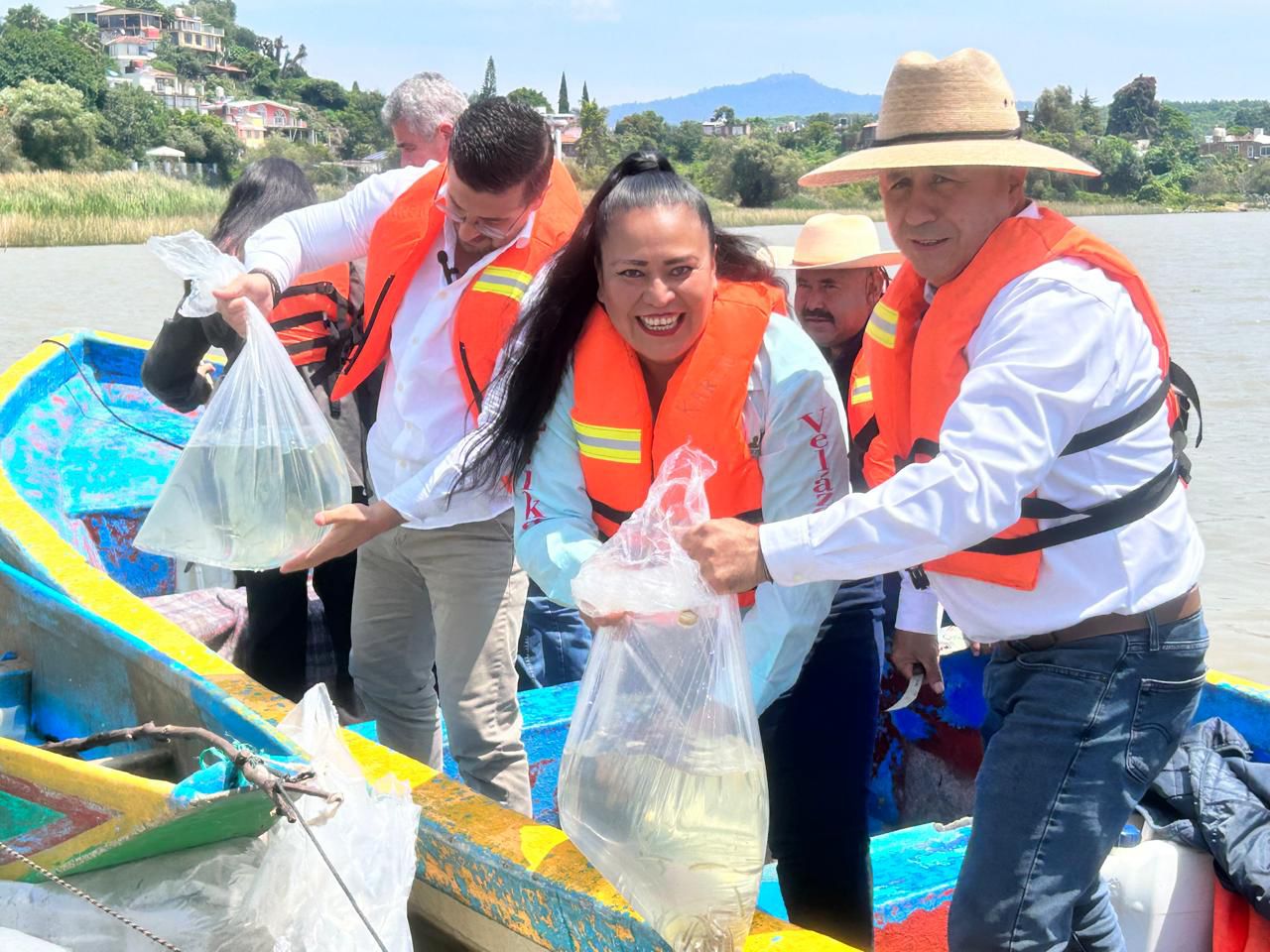 Gobierno de Michoacán siembra 15 mil crías de pescado blanco en el lago de Pátzcuaro Gobierno de Michoacán siembra 15 mil crías de pescado blanco en el lago de Pátzcuaro