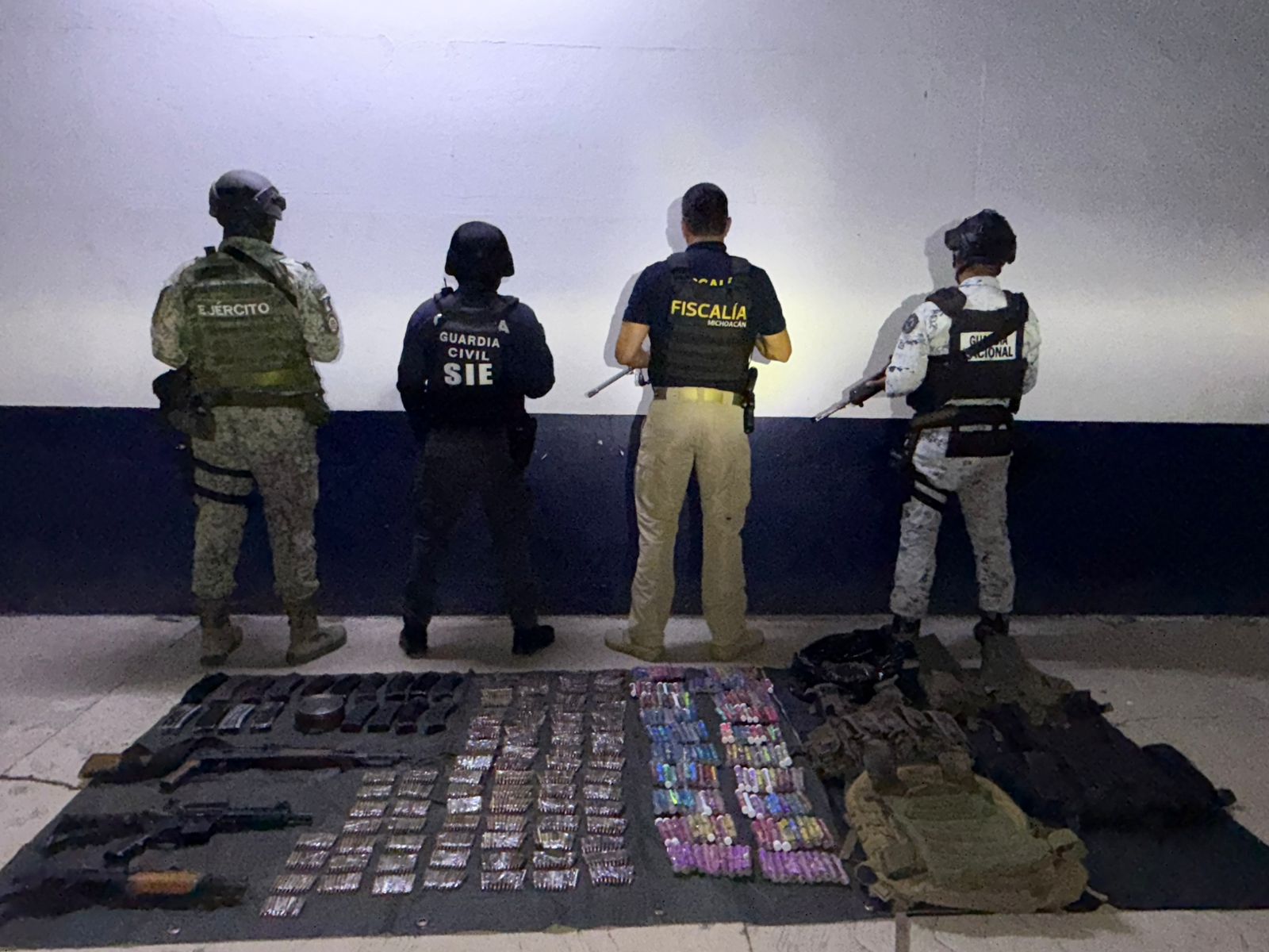 SSP asegura armamento y droga en Buenavista SSP asegura armamento y droga en Buenavista