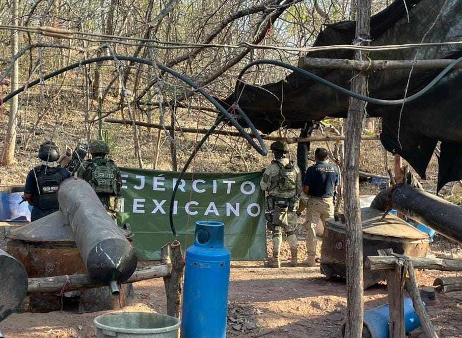 Defensa localiza y desmantela laboratorio clandestino en Turicato: SSP Defensa localiza y desmantela laboratorio clandestino en Turicato: SSP