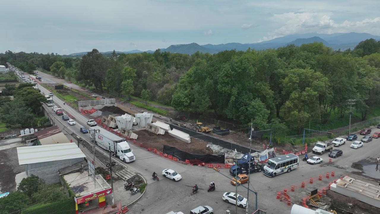 Distribuidor vial La Hielera en Uruapan con avance del 74 %: SCOP Distribuidor vial La Hielera en Uruapan con avance del 74 %: SCOP