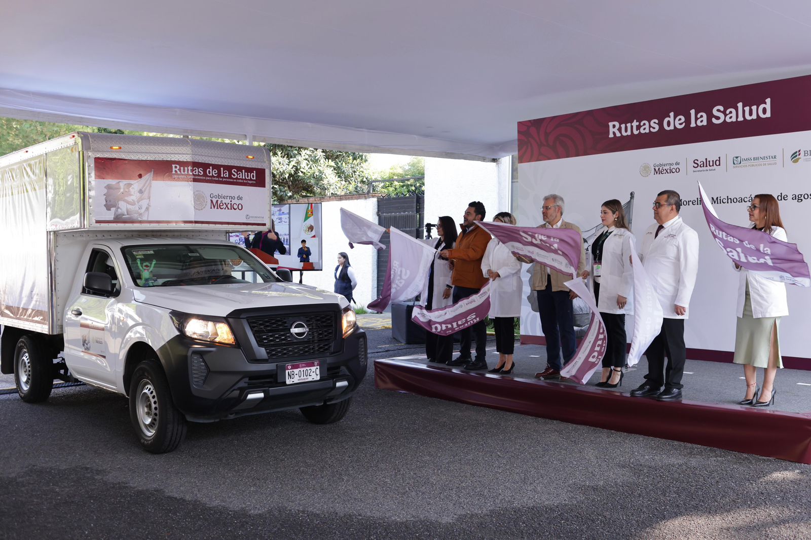 Arranca en Michoacán las Rutas de la Salud para la distribución de medicamentos Arranca en Michoacán las Rutas de la Salud para la distribución de medicamentos