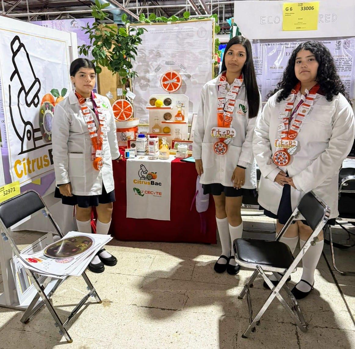 Alumnas del Cecytem compiten en concurso internacional de ciencia Alumnas del Cecytem compiten en concurso internacional de ciencia