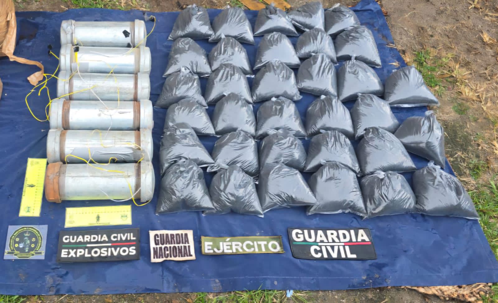 Asegurados 4 cilindros explosivos, pólvora y marihuana en Zinapécuaro: SSP Asegurados 4 cilindros explosivos, pólvora y marihuana en Zinapécuaro: SSP