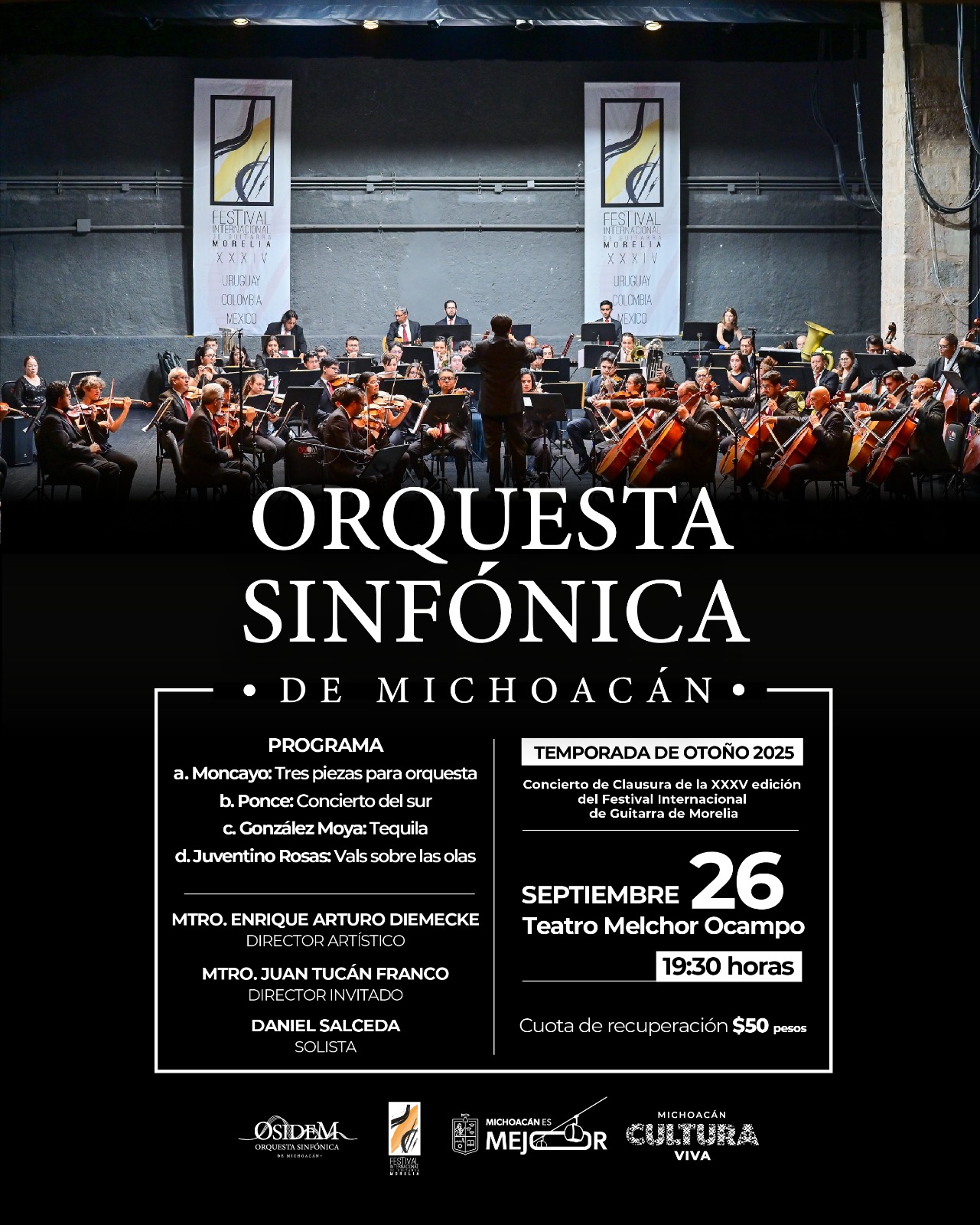Ven al concierto de la Osidem y despide a lo grande el Festival de Guitarra: Secum Ven al concierto de la Osidem y despide a lo grande el Festival de Guitarra: Secum