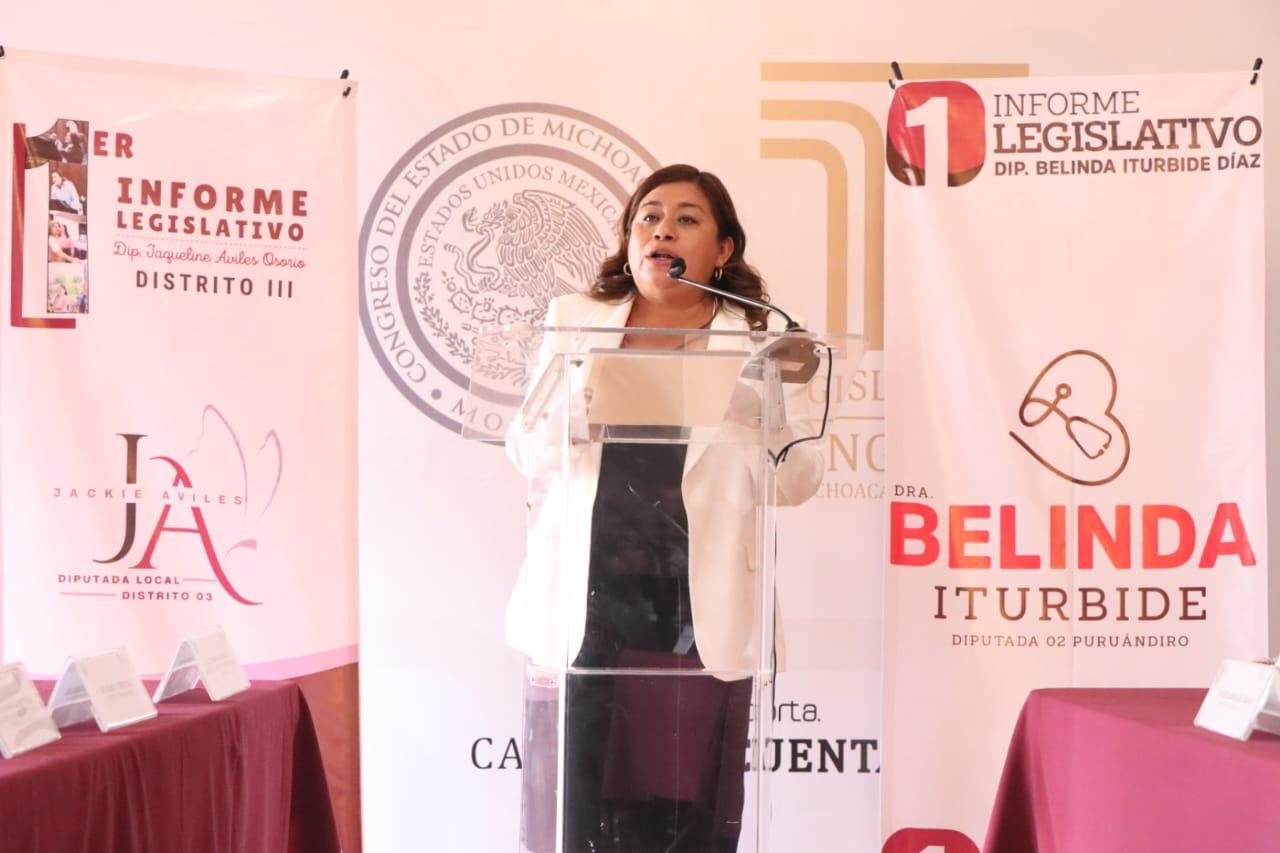 Diputadas Belinda Iturbide y Jaqueline Avilés entregan sus informes legislativos Diputadas Belinda Iturbide y Jaqueline Avilés entregan sus informes legislativos
