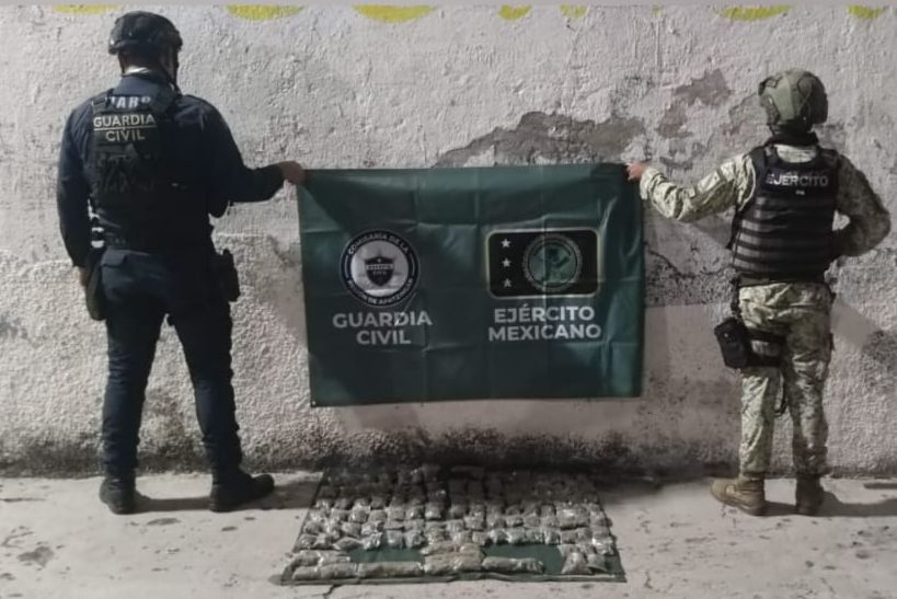 Asegurados 109 envoltorios de marihuana en Operación Apatzingán: SSP Asegurados 109 envoltorios de marihuana en Operación Apatzingán: SSP