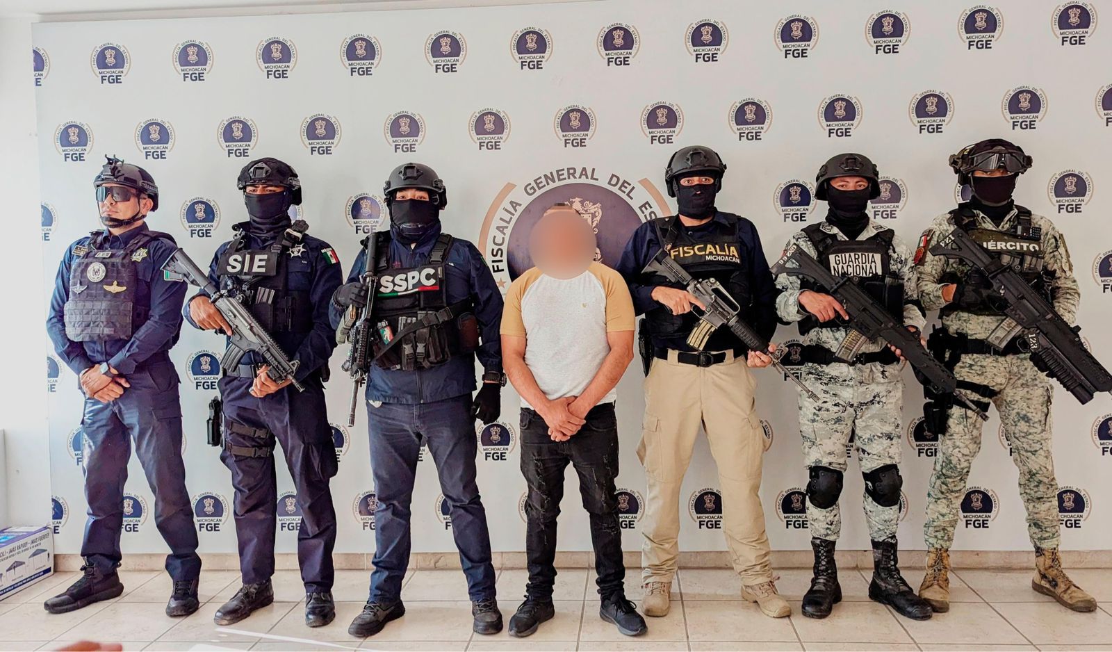 Detenido objetivo prioritario, presunto líder de grupo delictivo: SSP Detenido objetivo prioritario, presunto líder de grupo delictivo: SSP