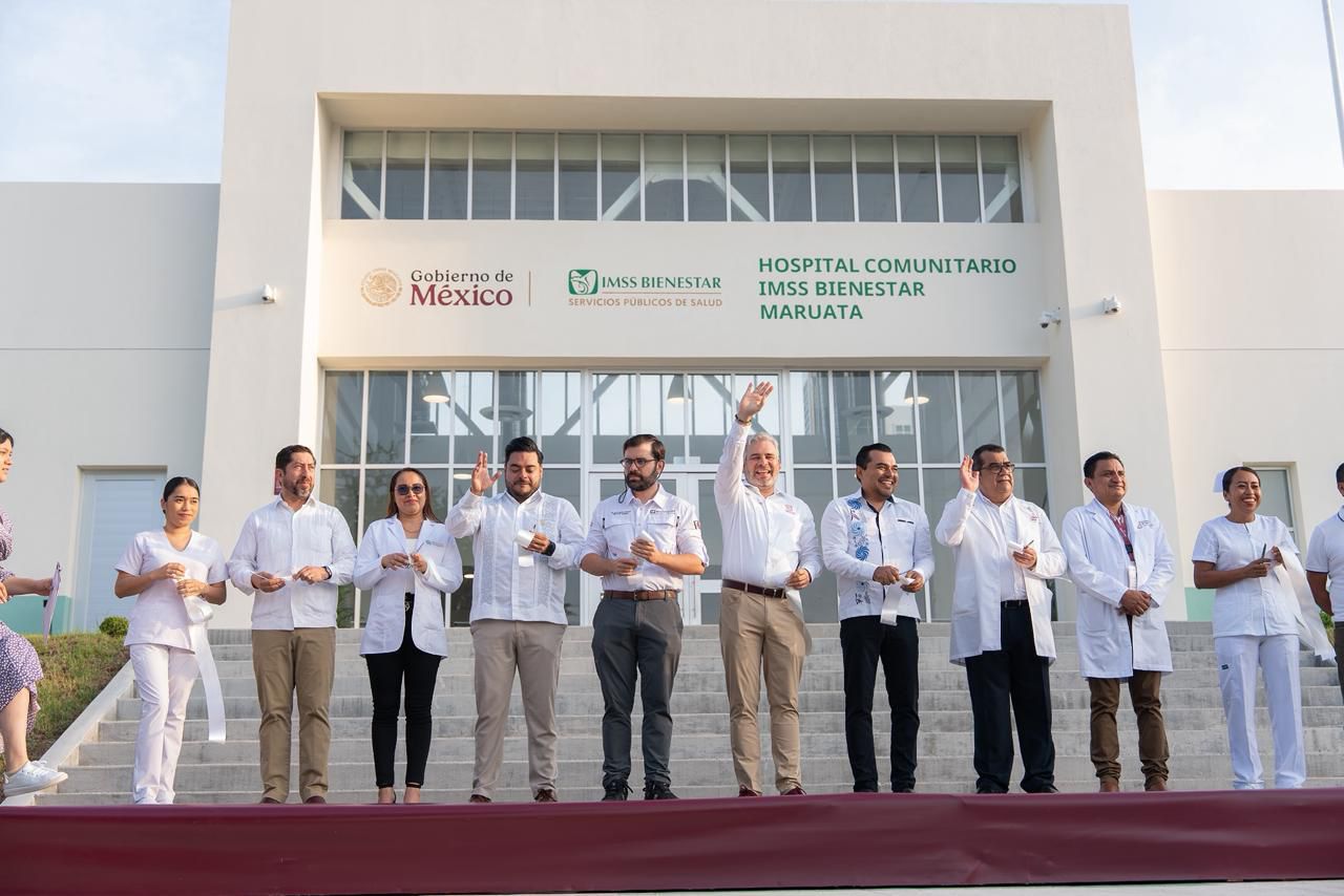 ARB inaugura hospital comunitario del IMSS Bienestar en Maruata ARB inaugura hospital comunitario del IMSS Bienestar en Maruata