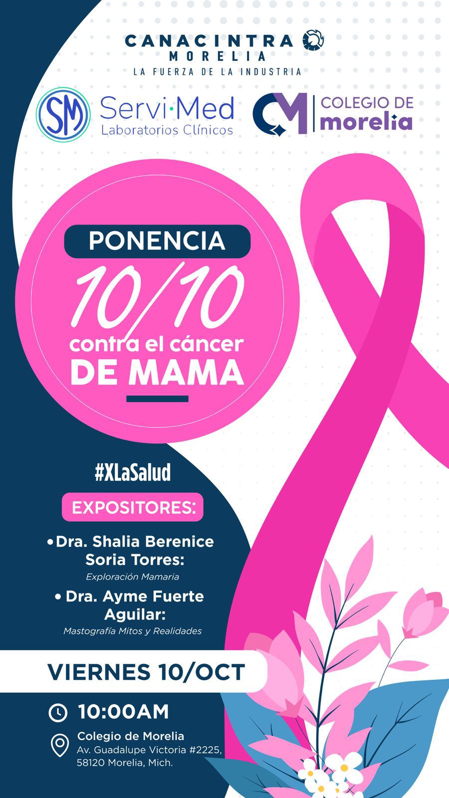 10 / 10 contra el cáncer de mama 10 / 10 contra el cáncer de mama