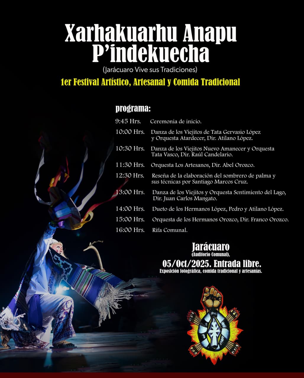 Jarácuaro celebra el primer Festival Artístico, Artesanal y de Comida Tradicional: Secum Jarácuaro celebra el primer Festival Artístico, Artesanal y de Comida Tradicional: Secum