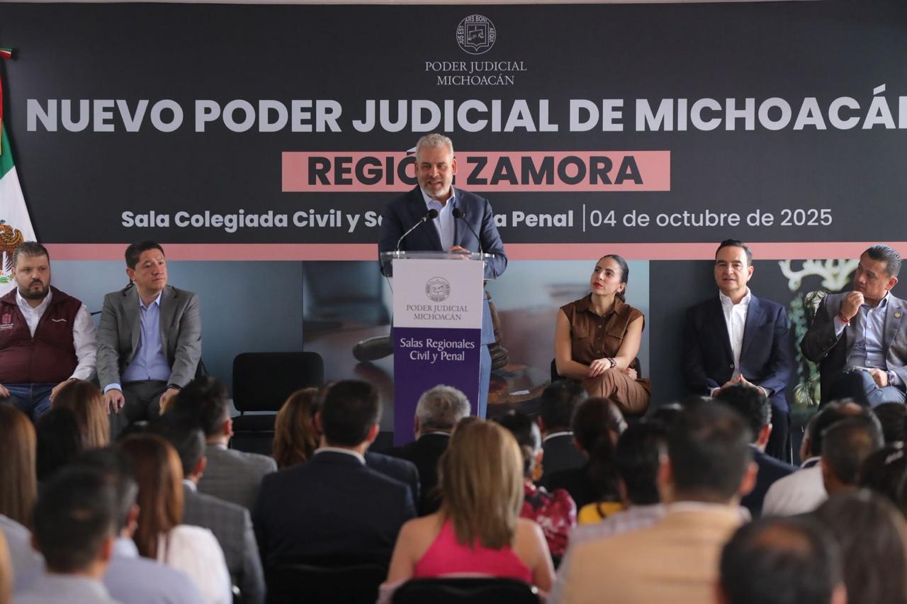 Inaugura ARB salas regionales judiciales en Zamora; se acerca la justicia a 637 mil habitantes Inaugura ARB salas regionales judiciales en Zamora; se acerca la justicia a 637 mil habitantes