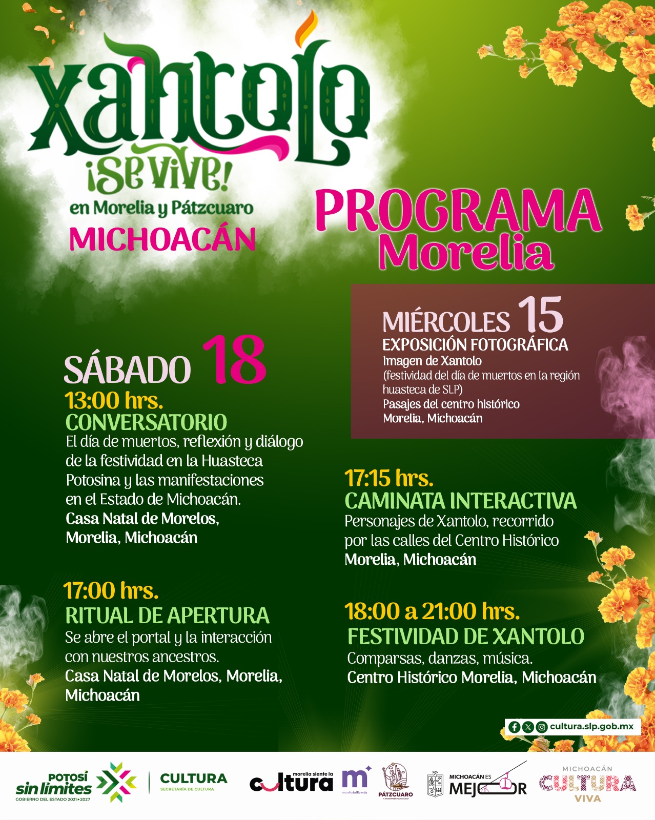 Michoacán se prepara para recibir la tradición huasteca del Xantolo: Secum Michoacán se prepara para recibir la tradición huasteca del Xantolo: Secum