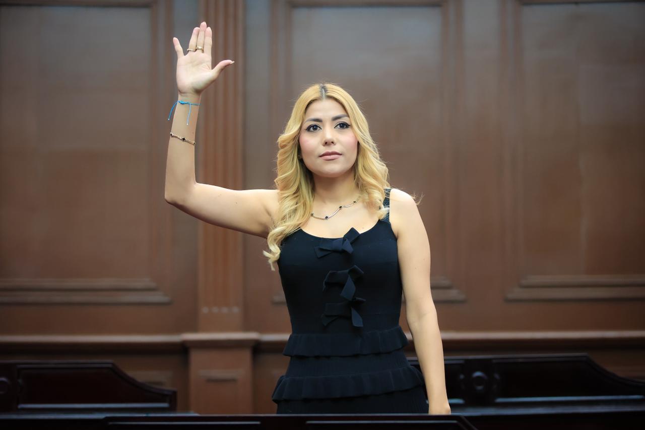 Desde tribuna del Congreso, Sandra Garibay pide justicia para los citricultores de Apatzingán Desde tribuna del Congreso, Sandra Garibay pide justicia para los citricultores de Apatzingán