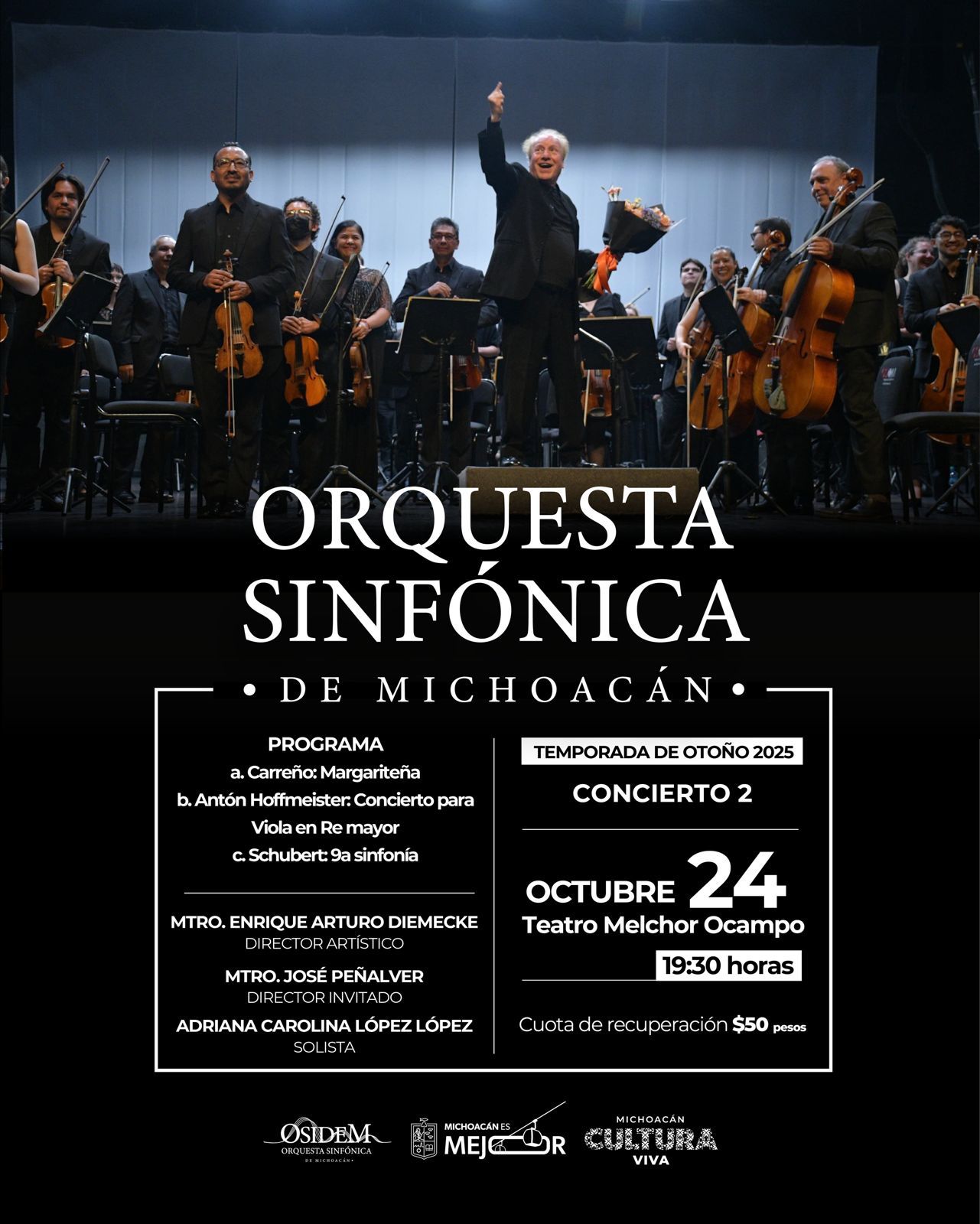 Osidem presenta su segundo concierto de temporada este viernes: Secum Osidem presenta su segundo concierto de temporada este viernes: Secum