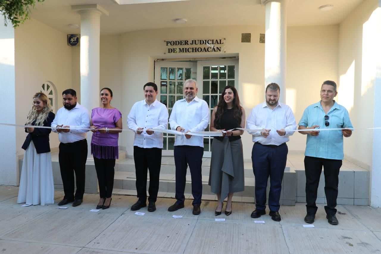 Inaugura ARB salas judiciales en región Apatzingán Inaugura ARB salas judiciales en región Apatzingán
