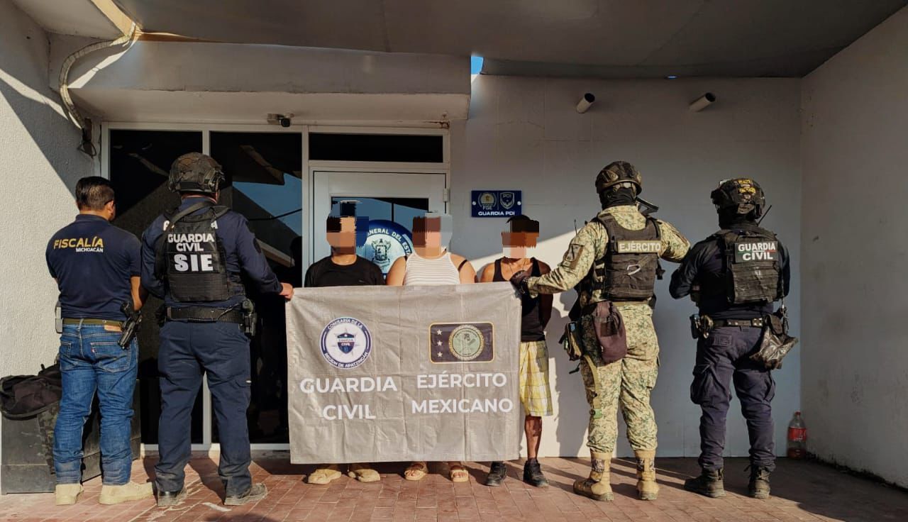 Detenidos 3 presuntos extorsionadores en Apatzingán: SSP