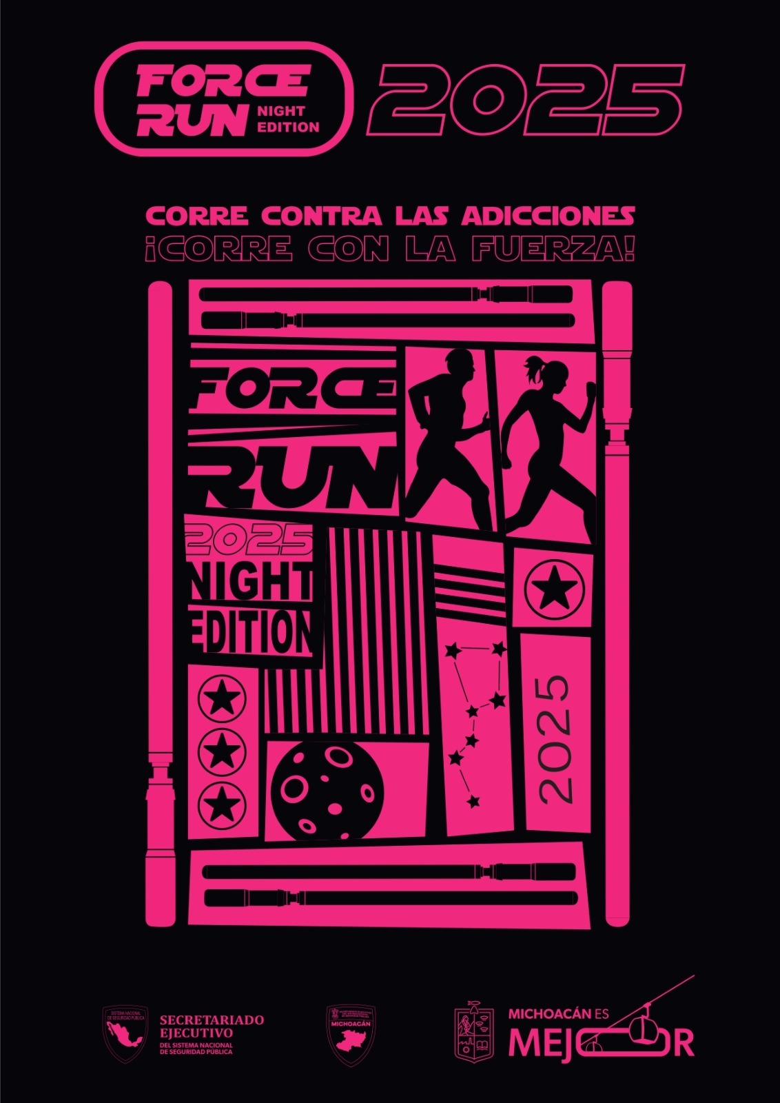 Corre contra las adicciones en 5 municipios de Michoacán: SESESP