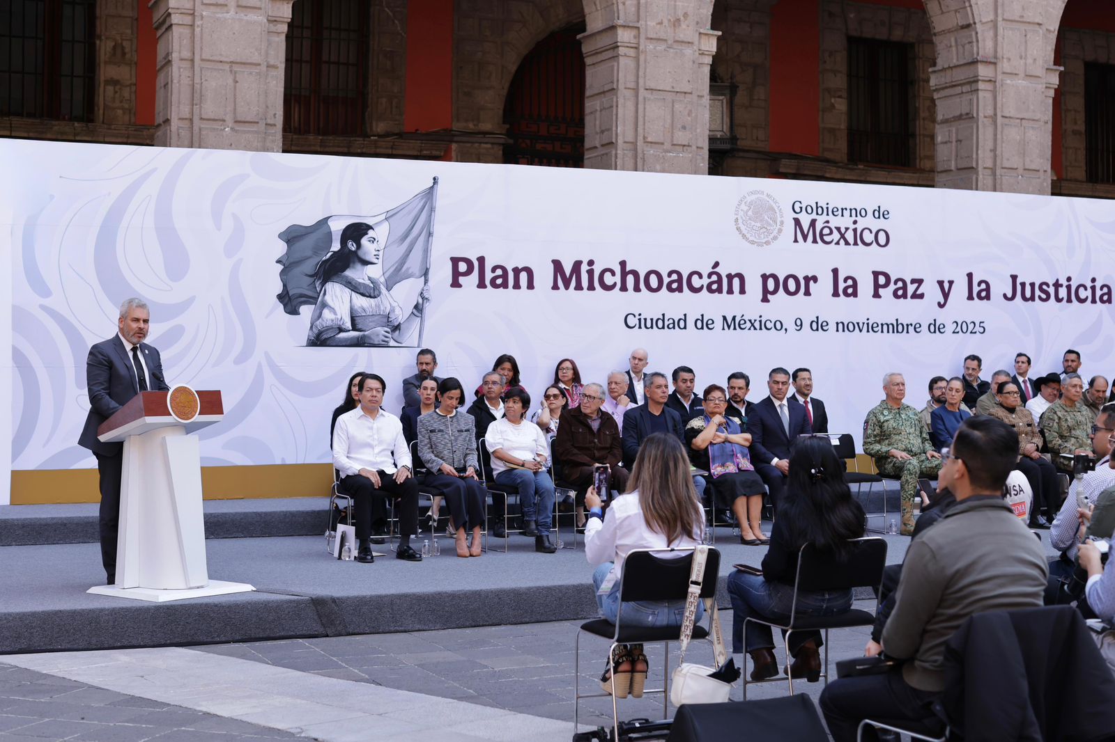Presentan ARB y Sheinbaum Plan Michoacán por la Paz y la Justicia