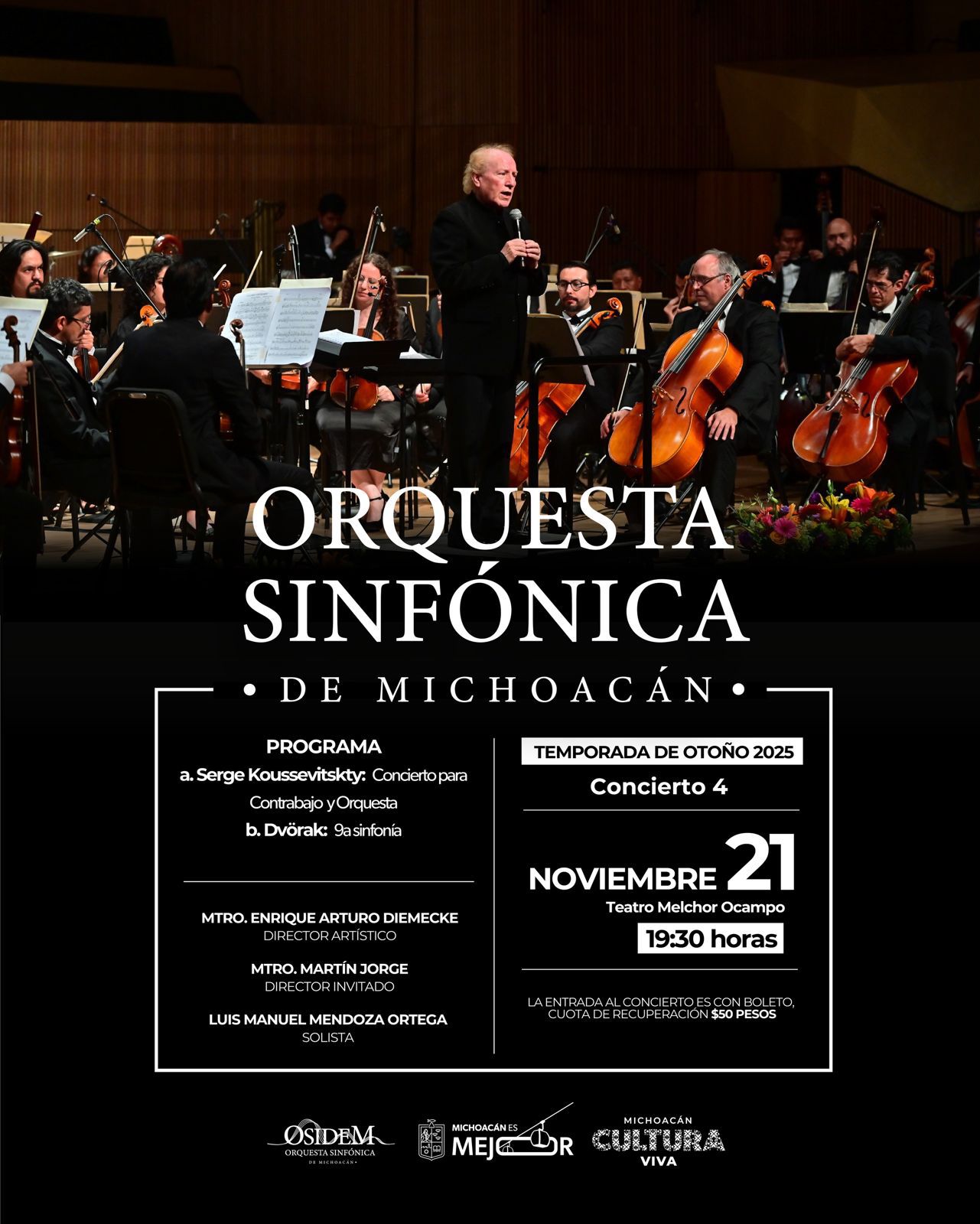 Secum invita a vivir este viernes el concierto de la Osidem Secum invita a vivir este viernes el concierto de la Osidem