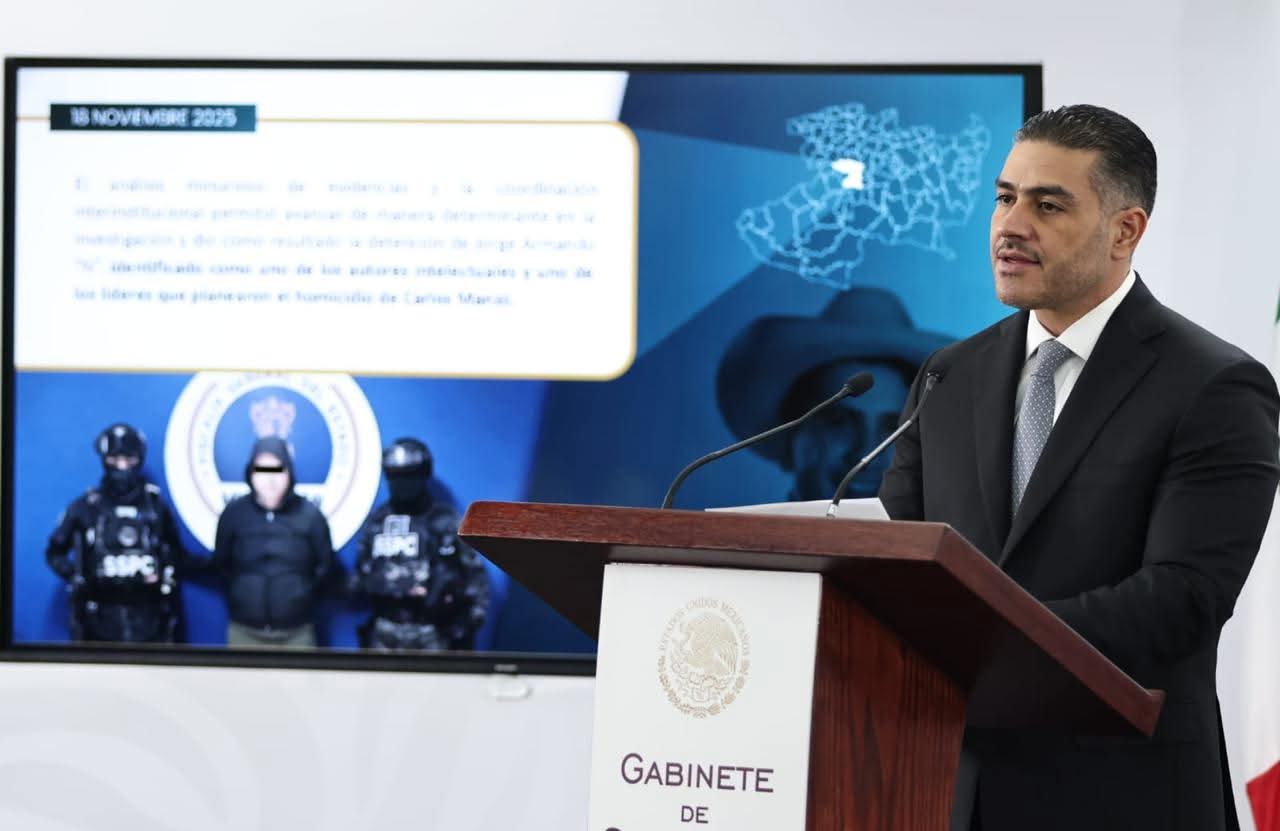 Jorge Armando “N”, autor intelectual del asesinato de Carlos Manzo: García Harfuch