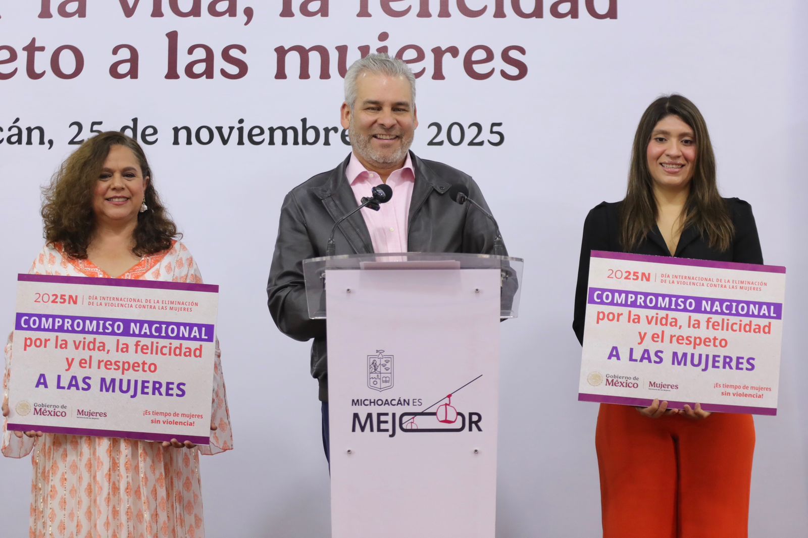 Michoacán se suma al compromiso nacional por el respeto a las mujeres: ARB