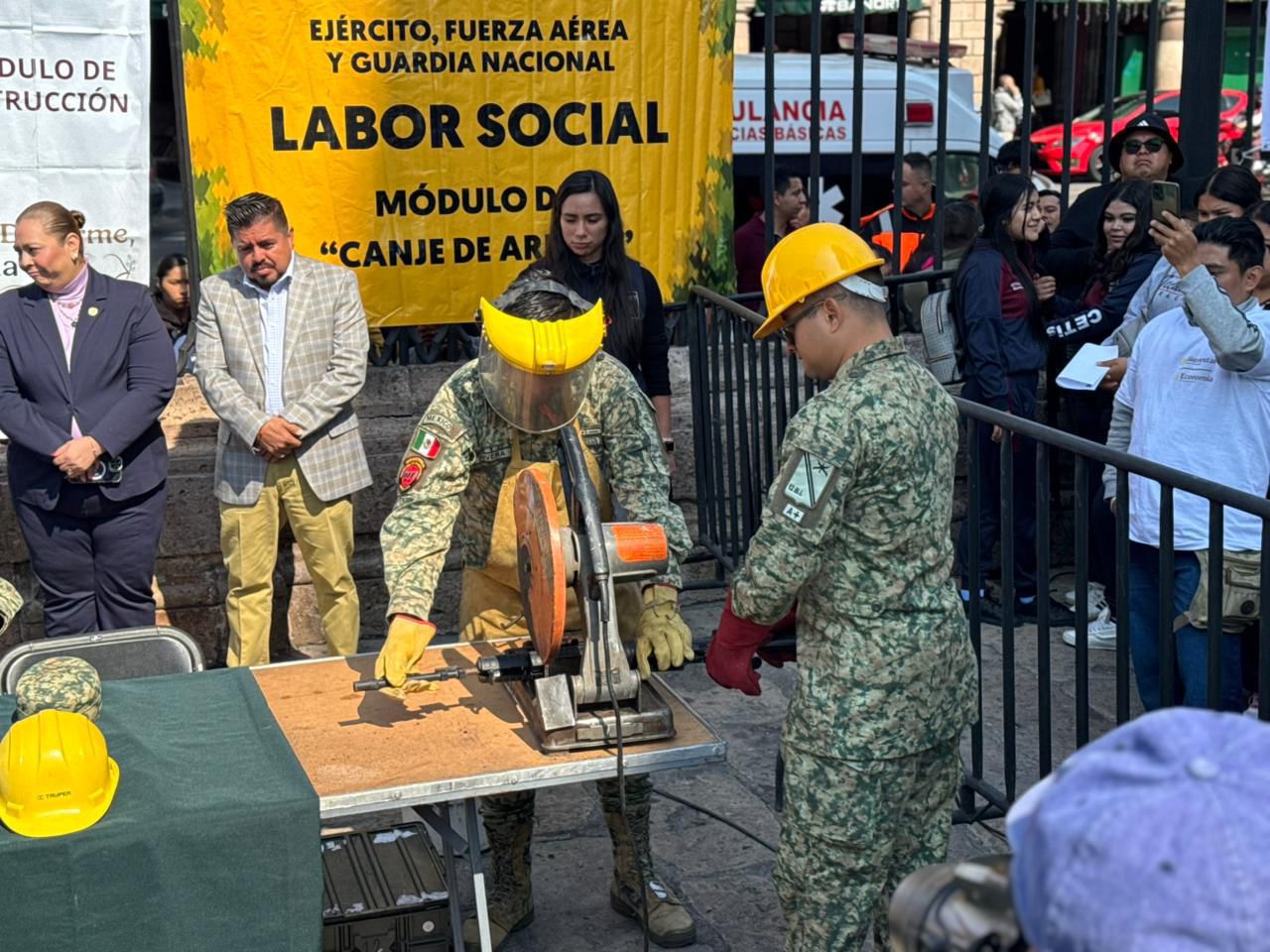 Arranca en Morelia la primera Feria del Bienestar y Desarme del Plan Michoacán por la Paz y la Justicia