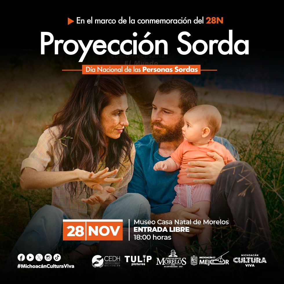 Secum proyectará “Sorda”, película que combina español y Lengua de Señas