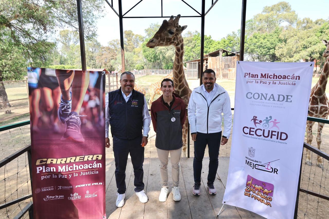 Alista tus tenis y corre mañana con Rommel Pacheco en el zoológico de Morelia