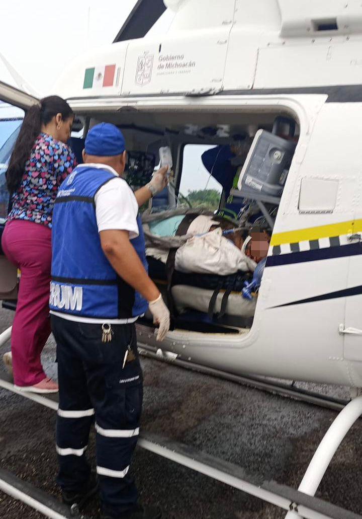 Arriban lesionados de Coahuayana a hospitales de Ciudad Salud; Gobierno de Michoacán garantiza atención inmediata