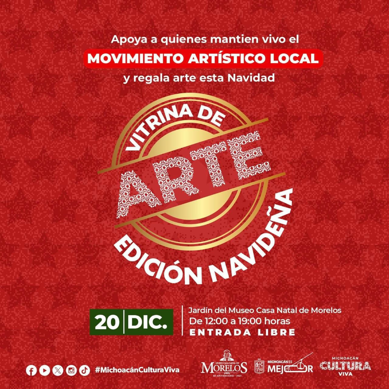 Ya viene la Vitrina de Arte edición navideña, en la Casa Natal de Morelos: Secum Ya viene la Vitrina de Arte edición navideña, en la Casa Natal de Morelos: Secum