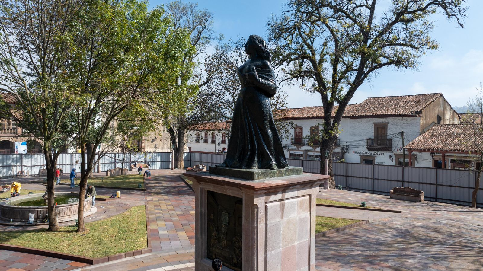Todo listo para la inauguración de la Plaza Gertrudis Bocanegra: Gladyz Butanda