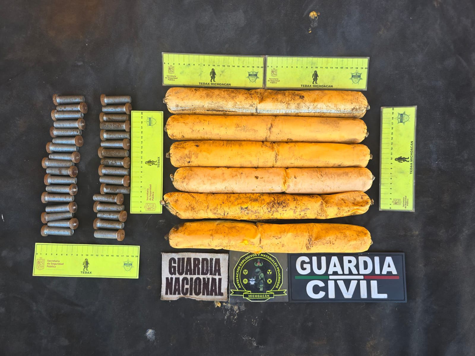 Aseguradas 32 granadas y 2 artefactos explosivos en Nahuatzen: SSP